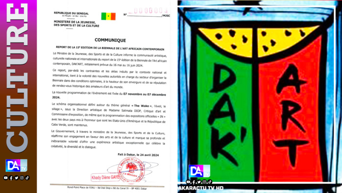 Culture: Report de la 15e édition de la Biennale de l'Art africain contemporain " DAKAR'ART" Culture: Report de la 15e édition de la Biennale de l'Art africain contemporain " DAKAR'ART"