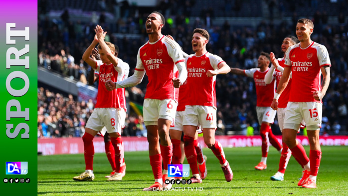 Football : Défaite de Tottenham de Pape Matar Sarr face à Arsenal, dans le derby de Londres