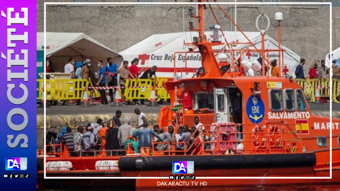 Emigration clandestine: une pirogue de migrants secourue à El Hierro, moins de 60 personnes à bord, 9 sauvées Emigration clandestine: une pirogue de migrants secourue à El Hierro, moins de 60 personnes à bord, 9 sauvées
