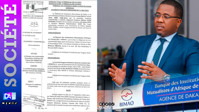 Contentieux d'affaires: Le tribunal du commerce de Dakar condamne Bougane à payer plus de 700.000.000 Fcfa à la BIMAO