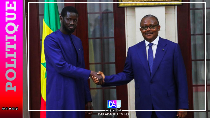 Visite de courtoisie en Guinée Bissau: " Entre le Sénégal et la Guinée Bissau, tout nous lie"( Bassirou Diomaye Faye). Visite de courtoisie en Guinée Bissau: " Entre le Sénégal et la Guinée Bissau, tout nous lie"( Bassirou Diomaye Faye).