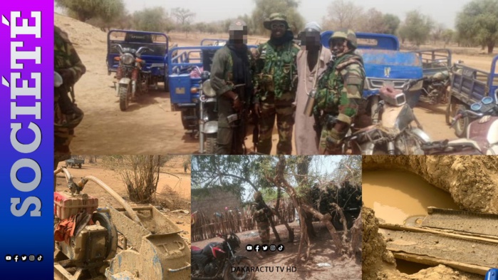 Démantèlement d'un site d'orpaillage clandestin sur la Falémé : 15 personnes de nationalités étrangères arrêtées Démantèlement d'un site d'orpaillage clandestin sur la Falémé : 15 personnes de nationalités étrangères arrêtées