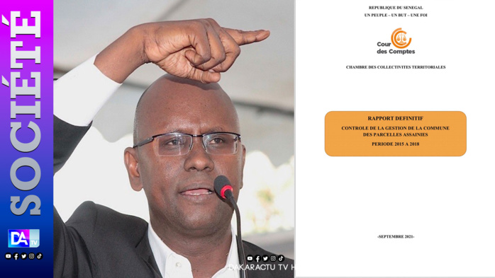 Rapport Cour des comptes : Le maire Moussa Sy interpellé sur des millions de FCFA de frais d'hôtel, de restauration et de réception publique sans pièces justificatives Rapport Cour des comptes : Le maire Moussa Sy interpellé sur des millions de FCFA de frais d'hôtel, de restauration et de réception publique sans pièces justificatives