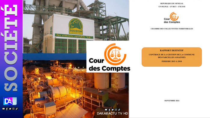 Mines: SGO, SOCOCIM et la renonciation volontaire de l’Etat du Sénégal à coût de milliards « introuvables » ! (Rapport cour des comptes 2015-0218) Mines: SGO, SOCOCIM et la renonciation volontaire de l’Etat du Sénégal à coût de milliards « introuvables » ! (Rapport cour des comptes 2015-0218)
