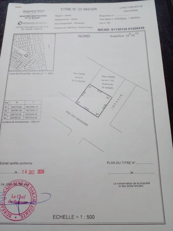 Accusé de faux et usage de faux sur un titre foncier à Mermoz : L'inspecteur des impôts livre sa version... Accusé de faux et usage de faux sur un titre foncier à Mermoz : L'inspecteur des impôts livre sa version...