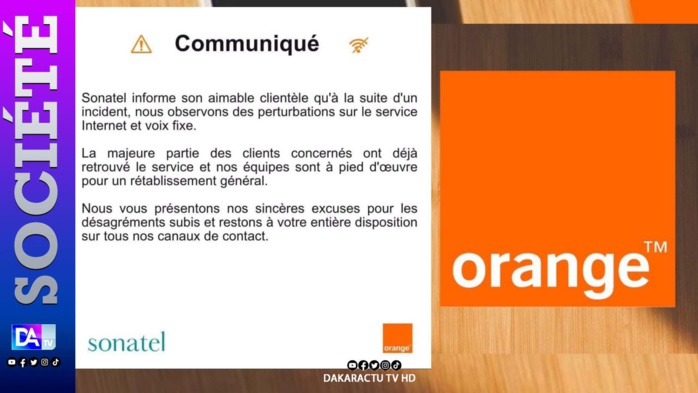 Internet : Le réseau Orange victime d'une panne Internet : Le réseau Orange victime d'une panne