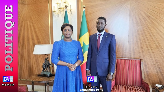Audience : Oulimata Sarr, Présidente de l'ITIE reçue par le chef de l’Etat,Bassirou Diomaye Faye