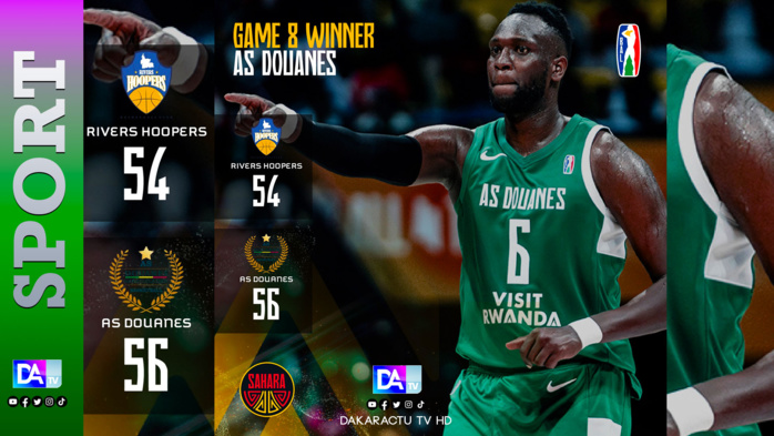 BAL4 : Au bout du suspense, Mike Fofana offre la victoire à l’AS Douanes face aux Rivers Hoopers BAL4 : Au bout du suspense, Mike Fofana offre la victoire à l’AS Douanes face aux Rivers Hoopers
