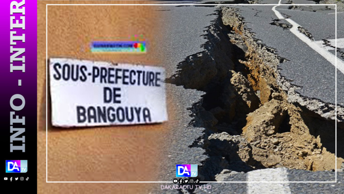 Guinée : La terre a tremblé à Bangouya Guinée : La terre a tremblé à Bangouya