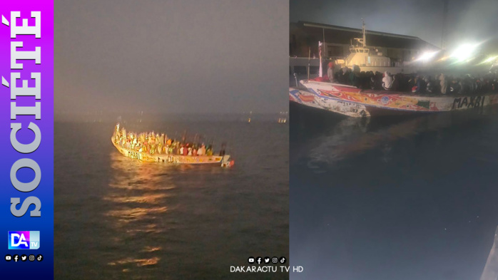 Immigration clandestine : 164 candidats dont 11 femmes et 18 mineurs interceptés à Gorée Immigration clandestine : 164 candidats dont 11 femmes et 18 mineurs interceptés à Gorée