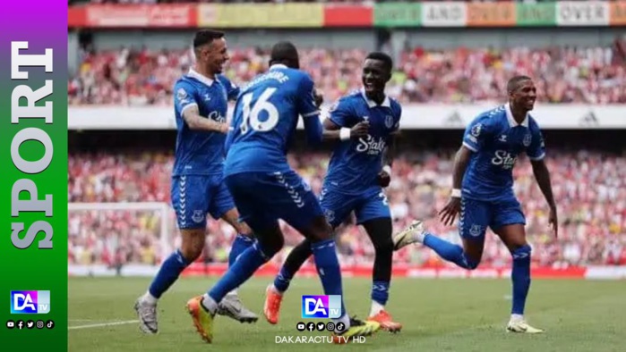 Premier League : Idrissa Gana Gueye buteur sur coup franc contre Arsenal Premier League : Idrissa Gana Gueye buteur sur coup franc contre Arsenal