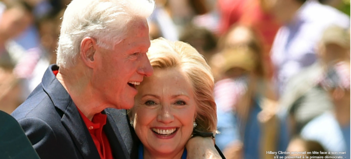 Présidentielle américaine: Hillary Clinton plus populaire que Bill