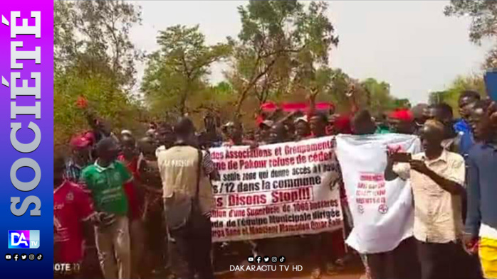 PAKOUR (Vélingara) : La société civile aux côtés des populations pour dire "non" à la spoliation de leurs terres...
