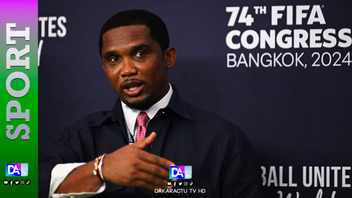 Samuel Eto'o : « La présidence de la FecaFoot n'est pas un tremplin pour accéder à la Présidence de la République ! » Samuel Eto'o : « La présidence de la FecaFoot n'est pas un tremplin pour accéder à la Présidence de la République ! »