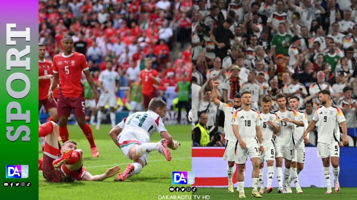 Euro 2024 : L'Allemagne et la Suisse impressionnent dans le groupe A Euro 2024 : L'Allemagne et la Suisse impressionnent dans le groupe A