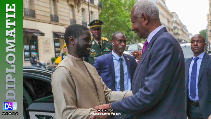 Paris: le chef de l’Etat Bassirou Diomaye Faye a rencontré un de ses prédécesseurs, Abdou Diouf Paris: le chef de l’Etat Bassirou Diomaye Faye a rencontré un de ses prédécesseurs, Abdou Diouf