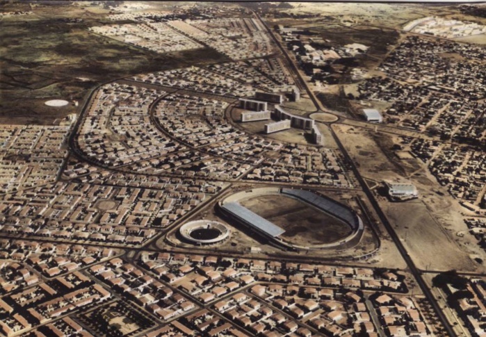 Senegalmetis : Sicap vue d'en haut en 1960 Senegalmetis : Sicap vue d'en haut en 1960