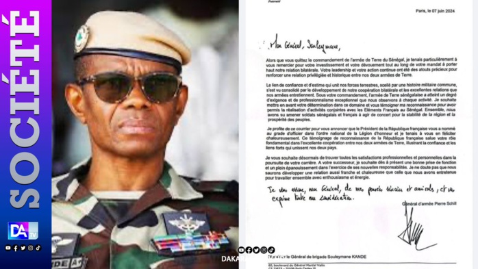 Officier dans la Légion d'honneur : Le Général Souleymane Kandé nommé par Macron Officier dans la Légion d'honneur : Le Général Souleymane Kandé nommé par Macron