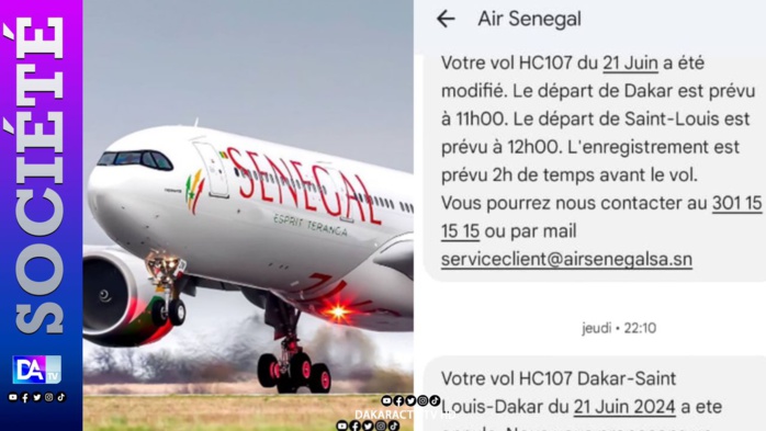 Vol Air Sénégal/ Dakar-Saint-Louis : Un client victime d'annulation de vol se voit refuser un remboursement de 4 billets Vol Air Sénégal/ Dakar-Saint-Louis : Un client victime d'annulation de vol se voit refuser un remboursement de 4 billets