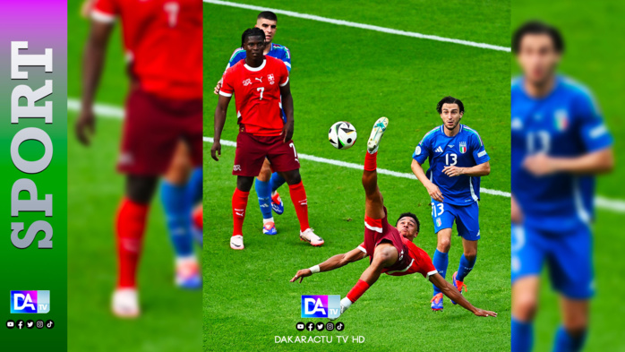 Surprise à l'Euro 2024 : La Suisse élimine le tenant du titre, l'Italie, et se qualifie pour les quarts de finale !