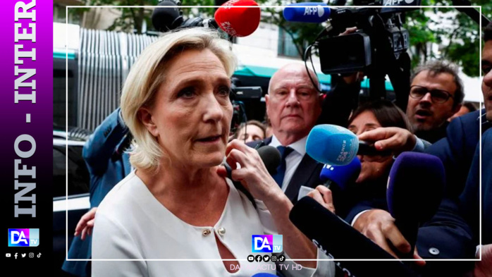 France: "notre victoire n'est que différée" (Marine Le Pen, cheffe de l'extrême droite) France: "notre victoire n'est que différée" (Marine Le Pen, cheffe de l'extrême droite)