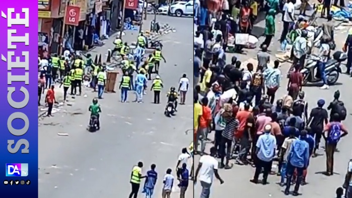 Déguerpissements à Sandaga: Des affrontements éclatent entre marchands ambulants et agents de la mairie... Déguerpissements à Sandaga: Des affrontements éclatent entre marchands ambulants et agents de la mairie...