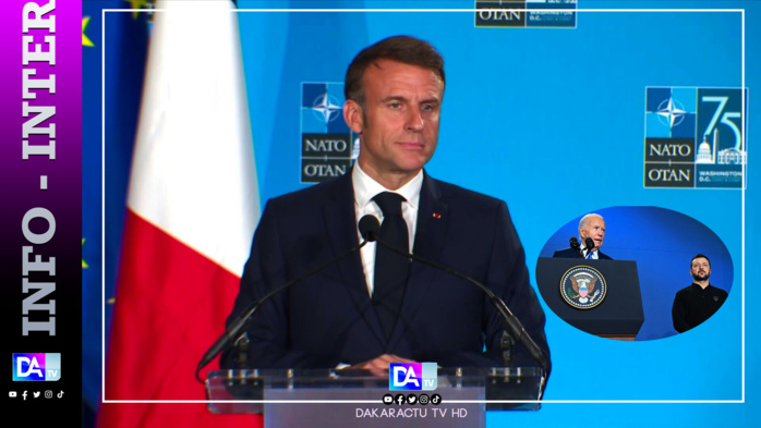 Macron sur la gaffe de Biden à l'Otan: "il nous arrive à tous de faire des lapsus" Macron sur la gaffe de Biden à l'Otan: "il nous arrive à tous de faire des lapsus"