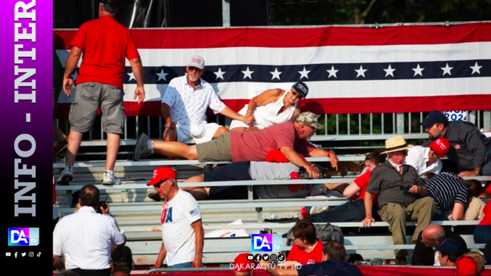 Un spectateur tué, deux autres grièvement blessés lors du meeting de Trump (Secret Service) Un spectateur tué, deux autres grièvement blessés lors du meeting de Trump (Secret Service)