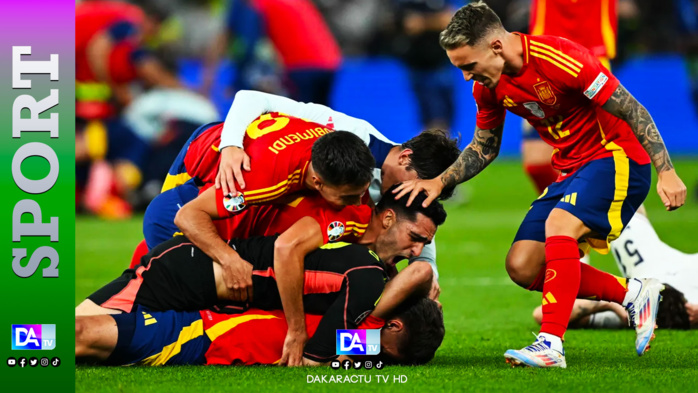 Euro-2024: l'Espagne renaissante championne d'Europe, le rêve anglais encore envolé Euro-2024: l'Espagne renaissante championne d'Europe, le rêve anglais encore envolé