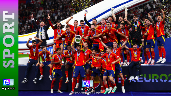 Euro 2024 : L’Espagne sacrée championne devant l’Angleterre !