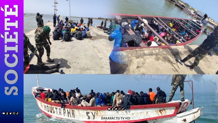 Immigration Irrégulière : 200 migrants interceptés, ce vendredi à Saint Louis Immigration Irrégulière : 200 migrants interceptés, ce vendredi à Saint Louis