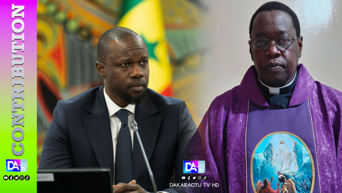 Abbé André Latyr Ndiaye sans gants devant Ousmane Sonko : « Certaines langues, mains et pantalons sont disqualifiés pour mener les combats de Dieu » Abbé André Latyr Ndiaye sans gants devant Ousmane Sonko : « Certaines langues, mains et pantalons sont disqualifiés pour mener les combats de Dieu »