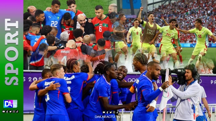 JO 2024 - Football masculin : La France et l'Espagne en finale, le Maroc et l'Égypte éliminés en demi-finale JO 2024 - Football masculin : La France et l'Espagne en finale, le Maroc et l'Égypte éliminés en demi-finale
