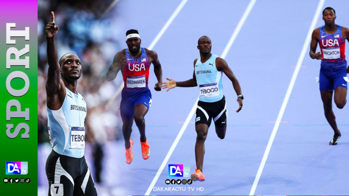 Finale 200m : Le botswanais Tebogo remporte l'or devant les américains et entre dans l'histoire des JO ! Finale 200m : Le botswanais Tebogo remporte l'or devant les américains et entre dans l'histoire des JO !