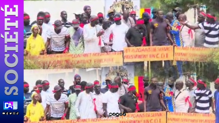 École Polytechnique de Thiès / Mouvement d'humeur des 45 agents de sécurité : "20 ans sans CDI, c'est inadmissible!" École Polytechnique de Thiès / Mouvement d'humeur des 45 agents de sécurité : "20 ans sans CDI, c'est inadmissible!"