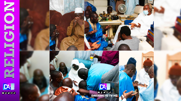 Ziar: Massamba Diop reçu par le khalife général des mourides, et différents autres guides religieux Ziar: Massamba Diop reçu par le khalife général des mourides, et différents autres guides religieux