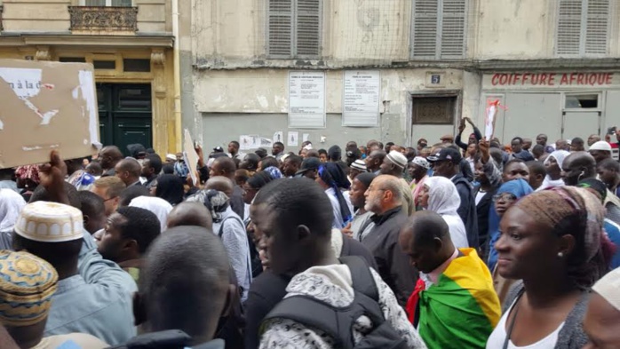 PARIS : Des sénégalais marchent pour rendre hommage aux victimes de l'incendie criminel (IMAGES)