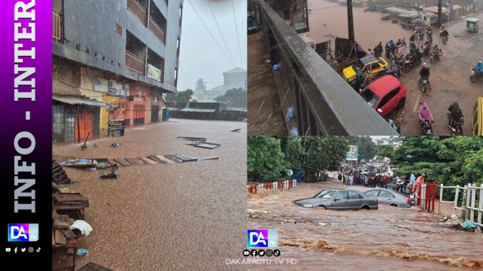 Conakry : Les fortes pluies causent d'innombrables dégâts... Conakry : Les fortes pluies causent d'innombrables dégâts...