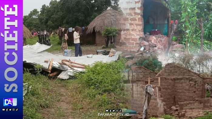KOLDA : La pluie de la nuit dernière a fait d'innombrables dégâts dans la région...des blessés... KOLDA : La pluie de la nuit dernière a fait d'innombrables dégâts dans la région...des blessés...