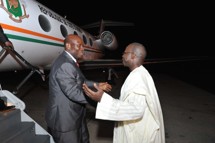  Images de l'arrivée du Premier ministre de la République de Côte d'Ivoire