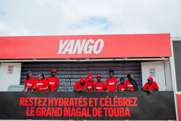 Yango, solidaire de la communauté mouride au Magal de Touba en distribuant des milliers de bouteilles d’eau aux fidèles Yango, solidaire de la communauté mouride au Magal de Touba en distribuant des milliers de bouteilles d’eau aux fidèles