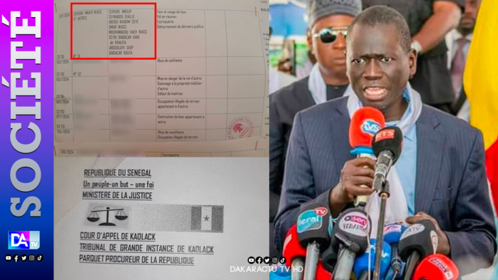 Tribunal de Kaolack: Le maire Serigne Mboup et Cie poursuivis pour escroquerie, faux et usage de faux, vol en réunion... Tribunal de Kaolack: Le maire Serigne Mboup et Cie poursuivis pour escroquerie, faux et usage de faux, vol en réunion...