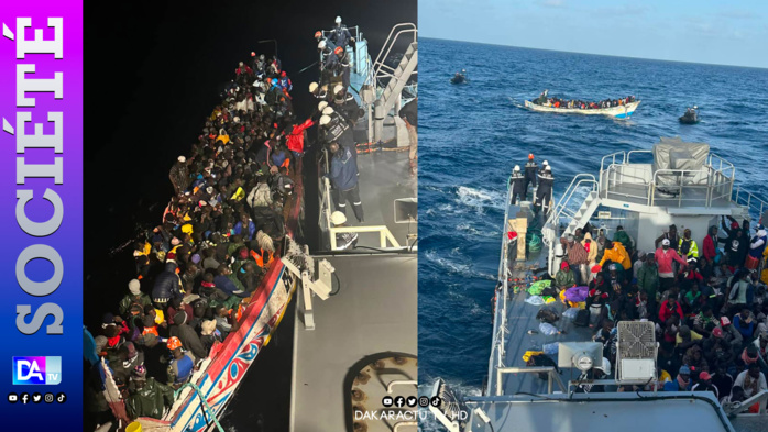 Sénégal: plus de 400 migrants clandestins interceptés en mer (Marine) Sénégal: plus de 400 migrants clandestins interceptés en mer (Marine)
