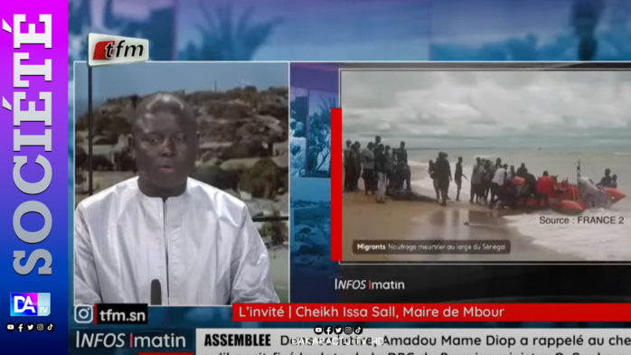 Chavirement d'une pirogue au large des côtes de Mbour: " On a une famille décimée... Le capitaine de la pirogue est un frère..."( Cheikh Issa Sall, maire de Mbour). Chavirement d'une pirogue au large des côtes de Mbour: " On a une famille décimée... Le capitaine de la pirogue est un frère..."( Cheikh Issa Sall, maire de Mbour).