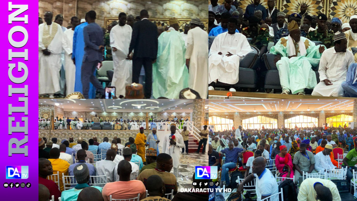 Médina Baye-Gamou 2024 : Le Président Bassirou Diomaye Faye accueilli par le Khalife Serigne Mahi Niass à l'Esplanade Médina Baye-Gamou 2024 : Le Président Bassirou Diomaye Faye accueilli par le Khalife Serigne Mahi Niass à l'Esplanade