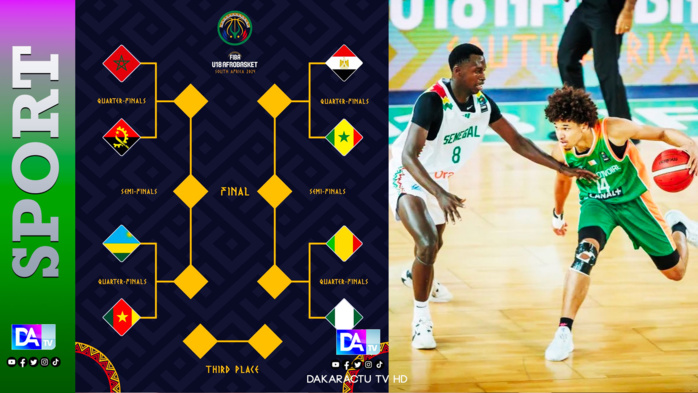 Quart de finale Afrobasket U18 (garçons) : Le Sénégal face à l'Égypte ce jeudi Quart de finale Afrobasket U18 (garçons) : Le Sénégal face à l'Égypte ce jeudi