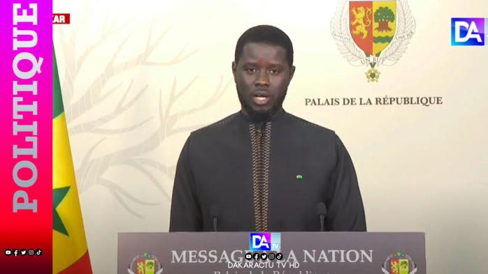 Sénégal – 12 septembre 2024 : Voici l'intégralité du discours à la nation du Président Diomaye Faye Sénégal – 12 septembre 2024 : Voici l'intégralité du discours à la nation du Président Diomaye Faye