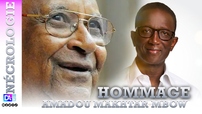 Rappel à Dieu d'Amadou Makhtar Mbow: " Le retour à Dieu du Professeur Amadou M. Mbow a plongé notre pays dans une immense douleur"( Amadou Bâ). Rappel à Dieu d'Amadou Makhtar Mbow: " Le retour à Dieu du Professeur Amadou M. Mbow a plongé notre pays dans une immense douleur"( Amadou Bâ).