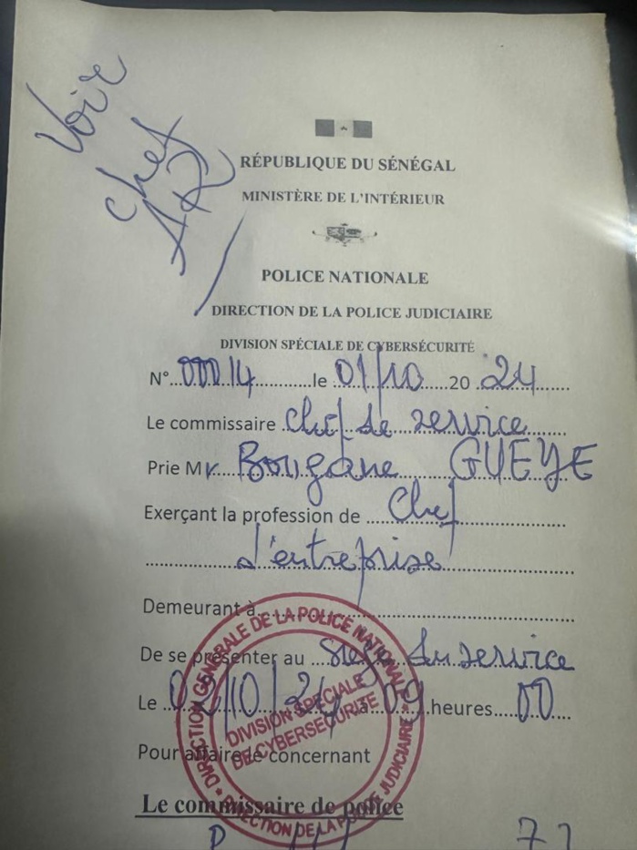 Bougane Gueye Dany convoqué ce mercredi à la DSC. Bougane Gueye Dany convoqué ce mercredi à la DSC.