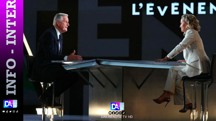 Immigration: "c'est moi qui fixe la ligne", assure Barnier Immigration: "c'est moi qui fixe la ligne", assure Barnier
